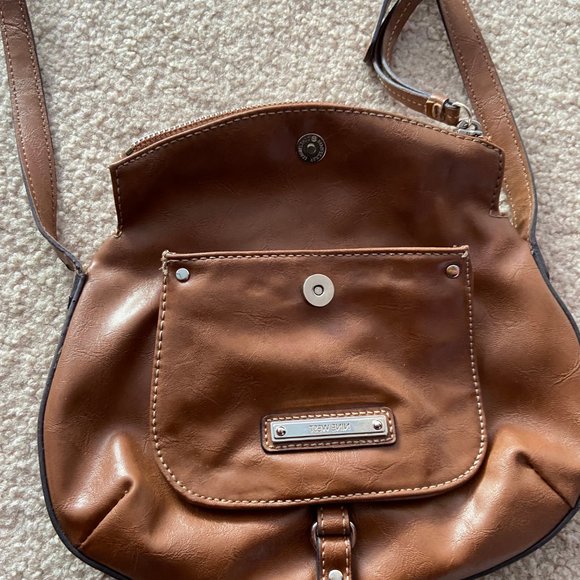 Vintage Nine West Brown Leather Bag - Picture 3 of 4